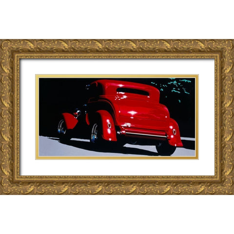 Shadow Gold Ornate Wood Framed Art Print with Double Matting by Tempier, Guy