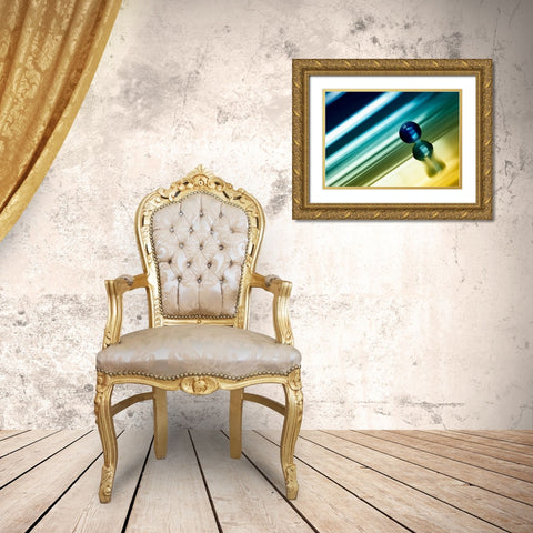 Dynamik Gold Ornate Wood Framed Art Print with Double Matting by Steger, Uwe