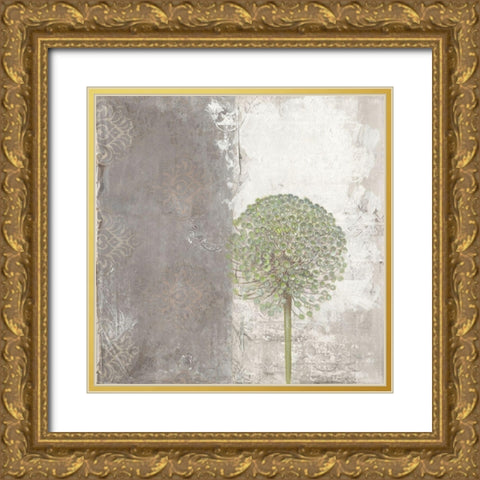 Souffle de soie Gold Ornate Wood Framed Art Print with Double Matting by Naudin, Genevieve