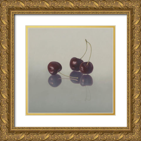 IIDK1263 Gold Ornate Wood Framed Art Print with Double Matting by Delaer