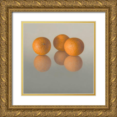 IIDK1262 Gold Ornate Wood Framed Art Print with Double Matting by Delaer