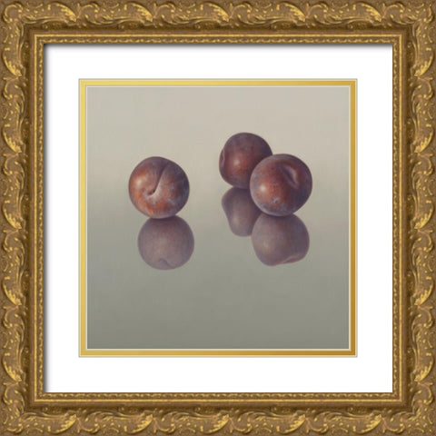 IIDKI1261 Gold Ornate Wood Framed Art Print with Double Matting by Delaer