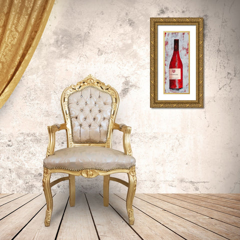 Bourgogne I Gold Ornate Wood Framed Art Print with Double Matting by Persillon, Francoise