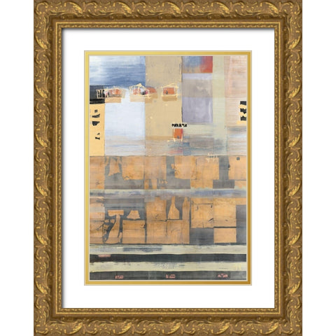 Under the Bordwalk Gold Ornate Wood Framed Art Print with Double Matting by Richter-Armgart, Rose