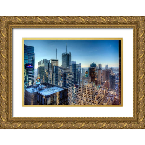 New Perspective Gold Ornate Wood Framed Art Print with Double Matting by Terrible, Aurelien