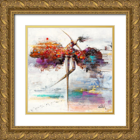 Pretty Woman Gold Ornate Wood Framed Art Print with Double Matting by Cornee, Patrick