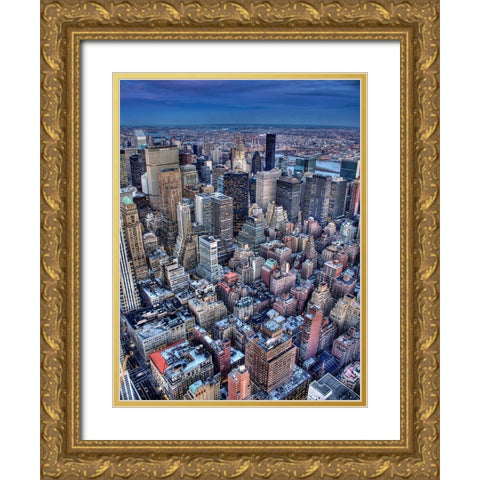 Young and Old Heroes Gold Ornate Wood Framed Art Print with Double Matting by Terrible, Aurelien