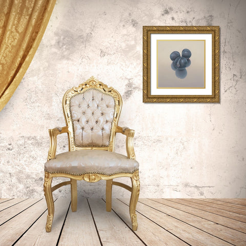 12DK1272 Gold Ornate Wood Framed Art Print with Double Matting by Delaer