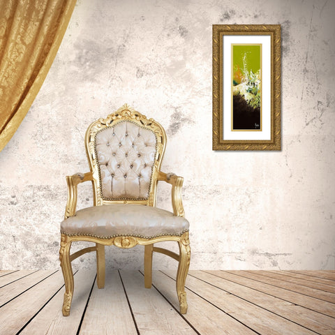 Amitie Gold Ornate Wood Framed Art Print with Double Matting by Jadis