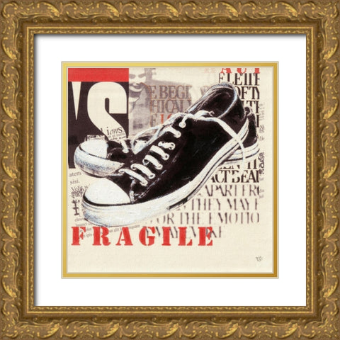 Fragile Gold Ornate Wood Framed Art Print with Double Matting by Ducret, Patrice