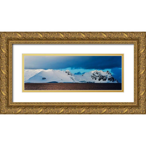 Terra Polaris Gold Ornate Wood Framed Art Print with Double Matting by Brommelhorster, Ulf