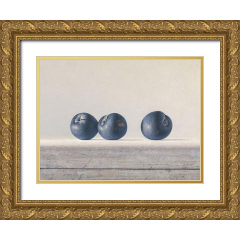 12DK1279 Gold Ornate Wood Framed Art Print with Double Matting by Delaer