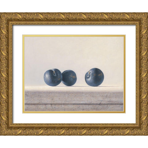 12DK1290 Gold Ornate Wood Framed Art Print with Double Matting by Delaer