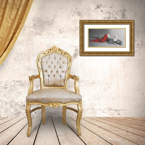 Bodyscape II Gold Ornate Wood Framed Art Print with Double Matting by Seifert, Brita