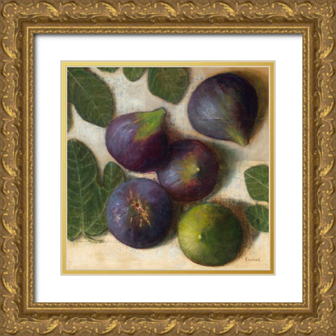 Figues Gold Ornate Wood Framed Art Print with Double Matting by Lionnet, Pascal