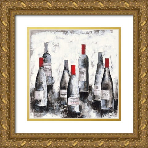 Selection de ma cave VII Gold Ornate Wood Framed Art Print with Double Matting by Persillon, Francoise