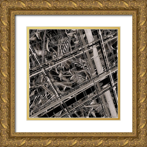 BW 1320913 Gold Ornate Wood Framed Art Print with Double Matting by NADAL