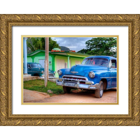 Siblings Gold Ornate Wood Framed Art Print with Double Matting by Terrible, Aurelien