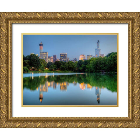 Giants Gold Ornate Wood Framed Art Print with Double Matting by Terrible, Aurelien