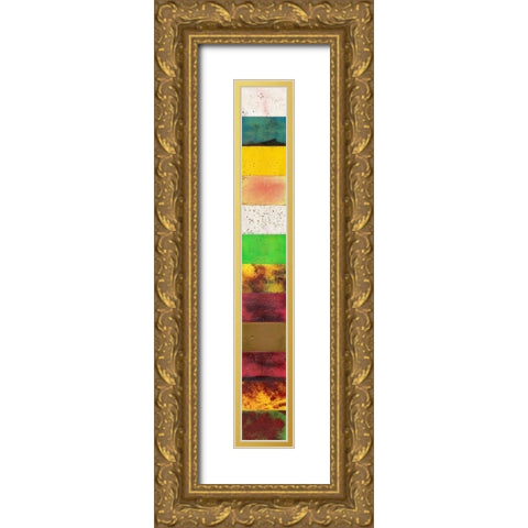 Untitled VI Gold Ornate Wood Framed Art Print with Double Matting by Fahar