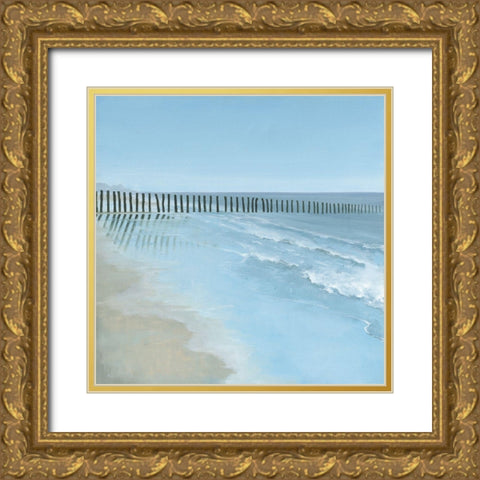 Through the barrier Gold Ornate Wood Framed Art Print with Double Matting by Reader, Dawn