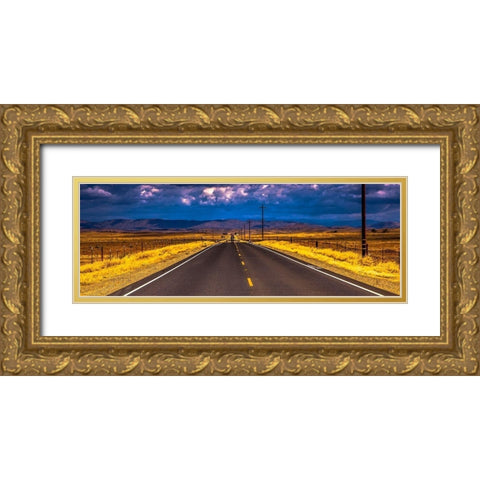 Road to Nowhere Gold Ornate Wood Framed Art Print with Double Matting by Lichtenwalter, Tom