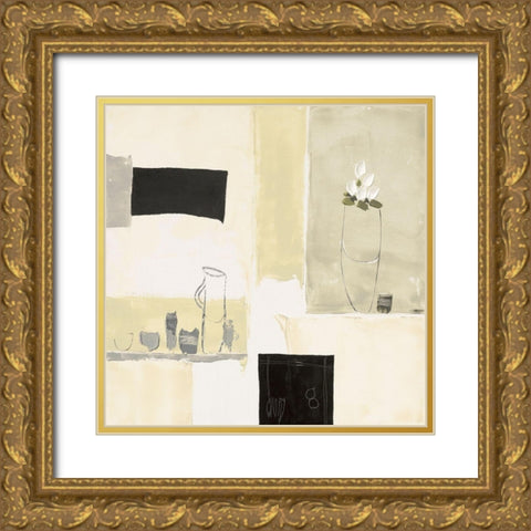 Nature Morte en Octobre Gold Ornate Wood Framed Art Print with Double Matting by Choisy, Christian