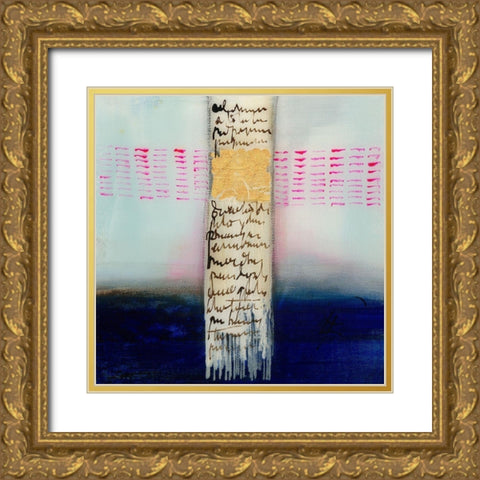 Amor Gold Ornate Wood Framed Art Print with Double Matting by Leys, Gemma