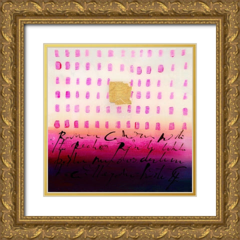 Corazon Gold Ornate Wood Framed Art Print with Double Matting by Leys, Gemma