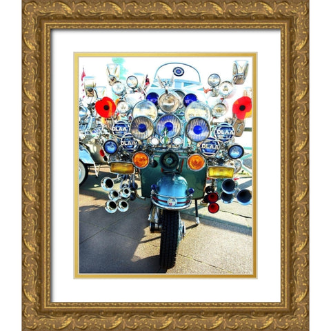 A clear View   Gold Ornate Wood Framed Art Print with Double Matting by Copeland, Gill