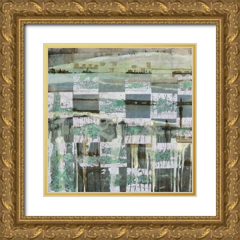 Forbidden City Gold Ornate Wood Framed Art Print with Double Matting by Richter-Armgart, Rose