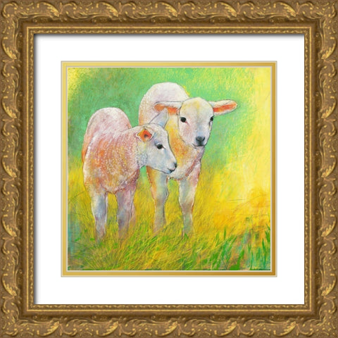 Lammer Gold Ornate Wood Framed Art Print with Double Matting by Botman, Loes