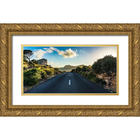 Remember Gold Ornate Wood Framed Art Print with Double Matting by Lichtenwalter, Tom