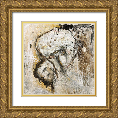 Nachdenken Gold Ornate Wood Framed Art Print with Double Matting by Reinhold, Thomas F.