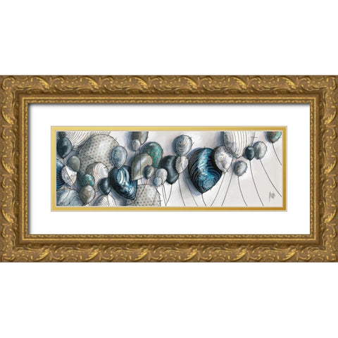 Prolongements Gold Ornate Wood Framed Art Print with Double Matting by Maurier, Geraldine