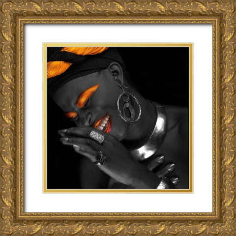 The Believer Gold Ornate Wood Framed Art Print with Double Matting by Hillert, Peter