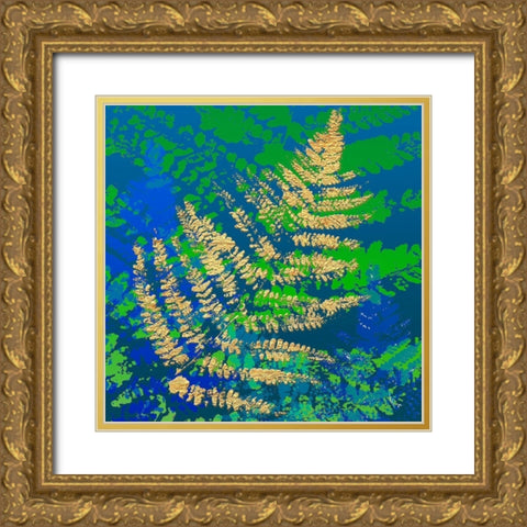 Golden Glory II Gold Ornate Wood Framed Art Print with Double Matting by MIRA