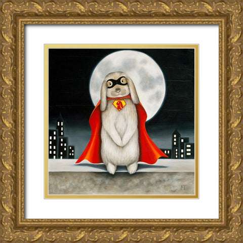 Du pain sur la planche Gold Ornate Wood Framed Art Print with Double Matting by Ann R