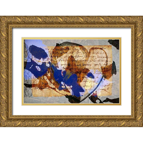 Verbrieft Gold Ornate Wood Framed Art Print with Double Matting by Baumann, Matthias