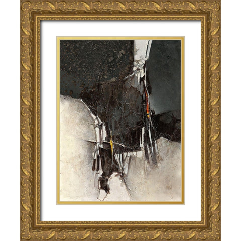 Escarbille Gold Ornate Wood Framed Art Print with Double Matting by Marchi