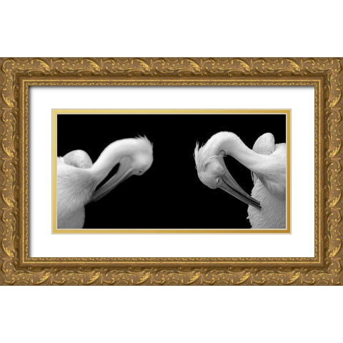 Activity Gold Ornate Wood Framed Art Print with Double Matting by Steger, Uwe