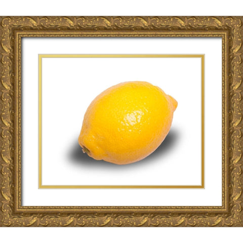 Zitrone Gold Ornate Wood Framed Art Print with Double Matting by Brosius, Volker