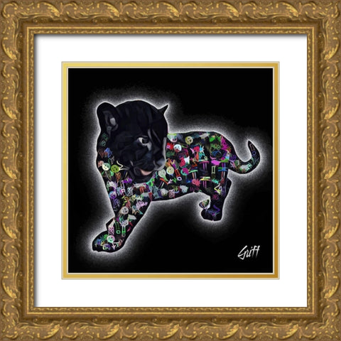 Tagri Gold Ornate Wood Framed Art Print with Double Matting by GRIFF