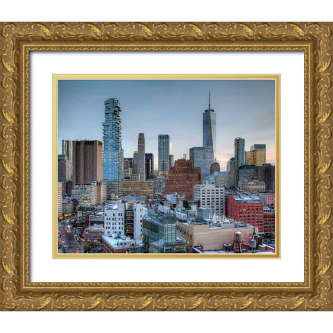 Starchitecture… Gold Ornate Wood Framed Art Print with Double Matting by Terrible, Aurelien