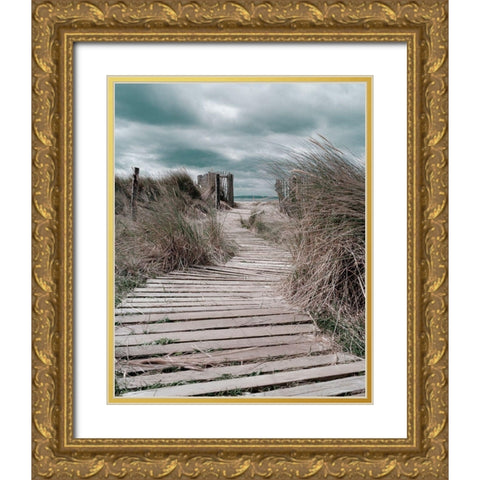 Listen to your Dreams Gold Ornate Wood Framed Art Print with Double Matting by Copeland, Gill