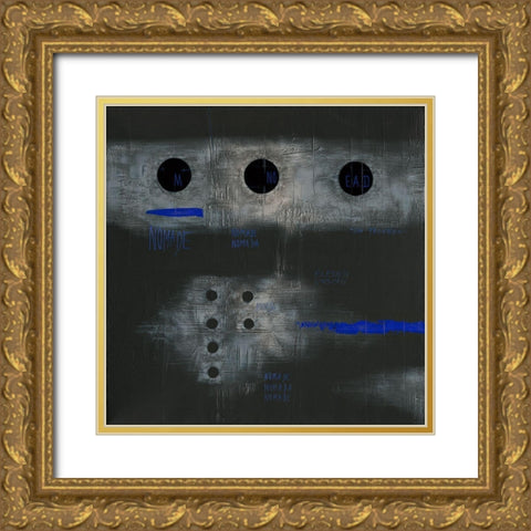 Nomada - Diptyque I Gold Ornate Wood Framed Art Print with Double Matting by Becam, Carole