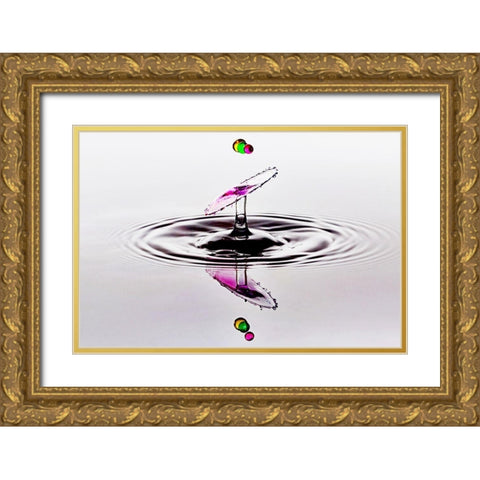 Mirror Gold Ornate Wood Framed Art Print with Double Matting by Sanchez, Manuel