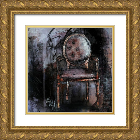Fauteuil IV Gold Ornate Wood Framed Art Print with Double Matting by Ducret, Patrice