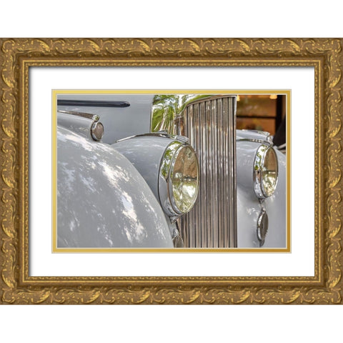 Classic Car II Gold Ornate Wood Framed Art Print with Double Matting by Hillert, Peter