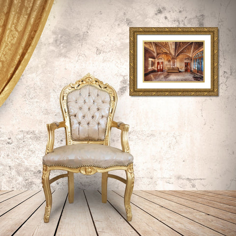 Whats Left Behind Gold Ornate Wood Framed Art Print with Double Matting by Haker, Matthias